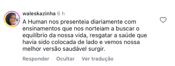 Human Doctor - comentário facebook'