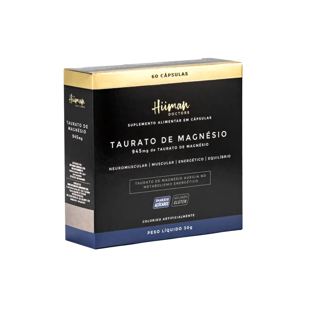 Taurato de Magnésio 60 cápsulas Human Doctors