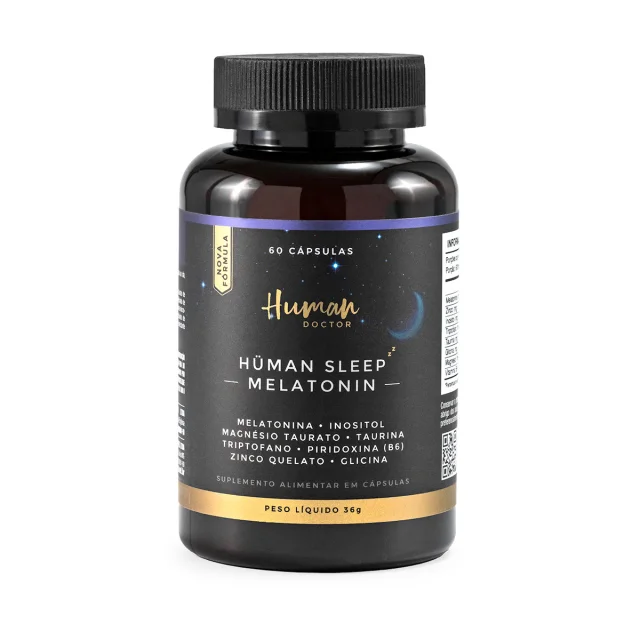 Human Sleep Melatonina 60 cápsulas Human Doctors
